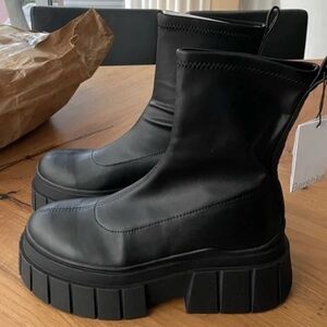 Chunky Lug Sole Boots